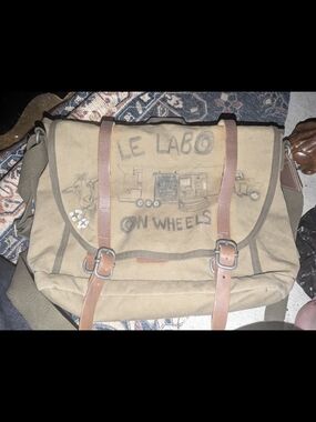 RARE FIND: Hand Illustrated Le Labo On Wheels Messenger Bag